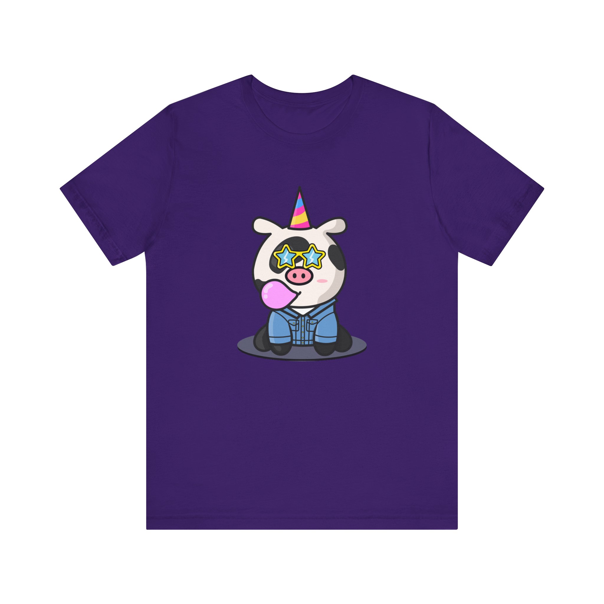 This cool and customizable "MiniPigs" unisex jersey short sleeve tee is a great conversation starter. It's also a cool gift for Crypto + NFT enthusiasts!