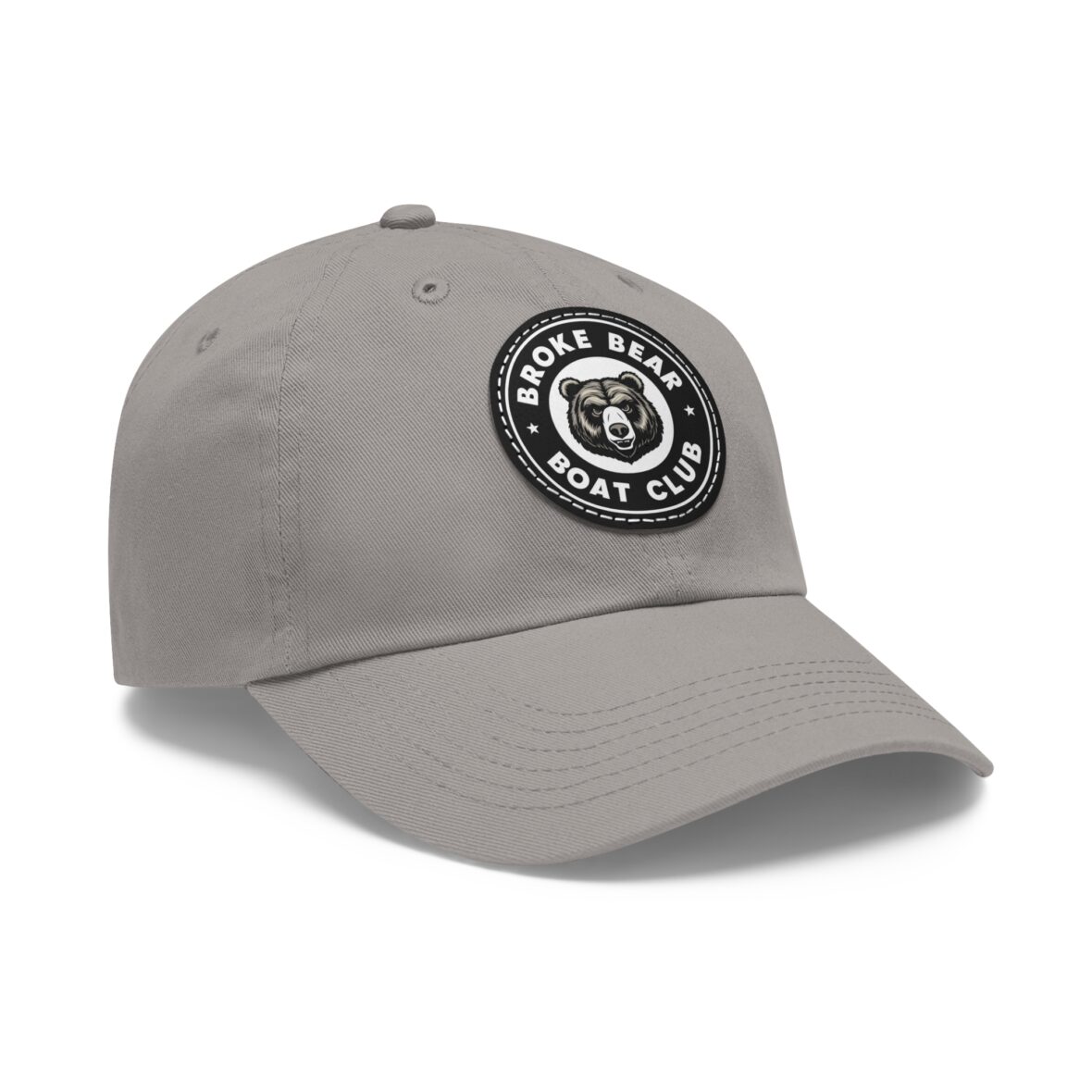 Broken Bear Boat Club BBBC Cap with Leather Round Patch